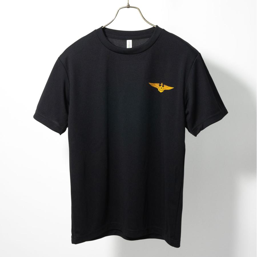 Tシャツ 海上自衛隊 ウイングマーク 左胸 自衛隊 ミリタリー ワンポイント メンズ 徽章 |  | 06