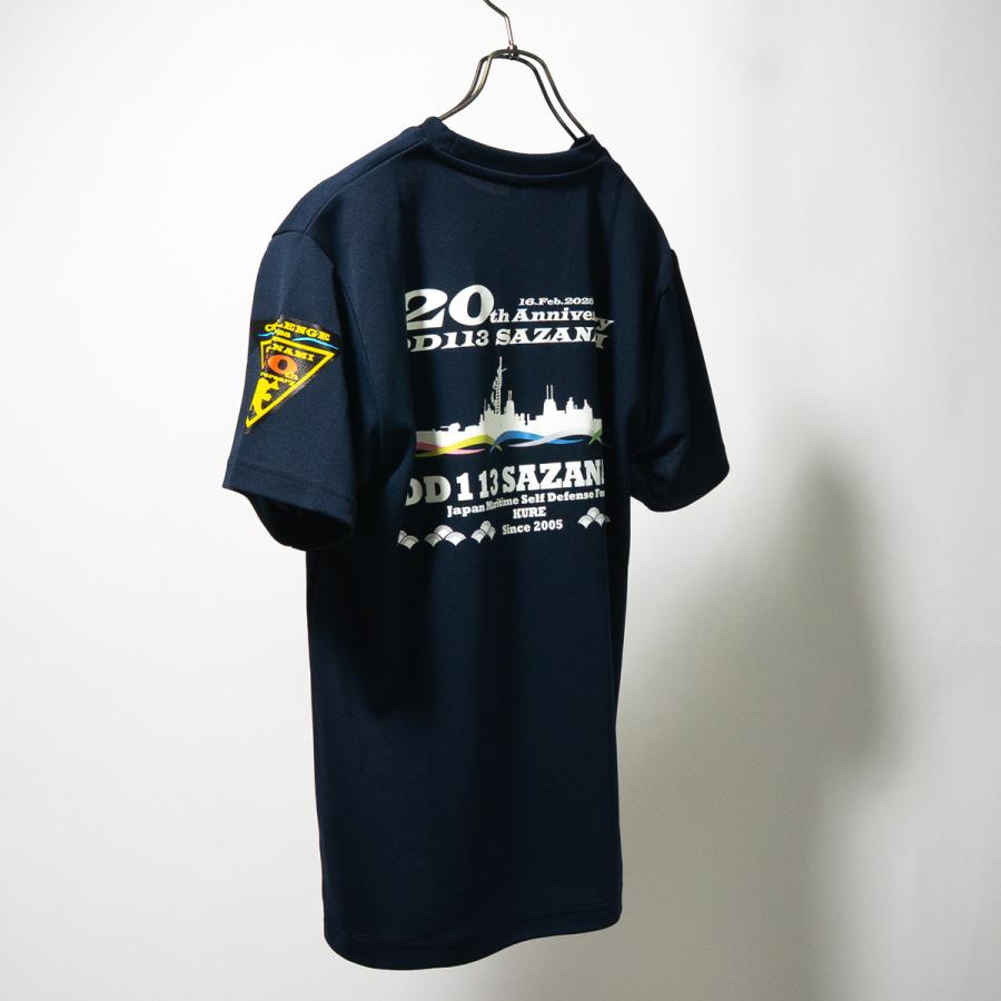 海上自衛隊 グッズ Tシャツ ( 護衛艦さざなみ ) 20周年記念 自衛隊