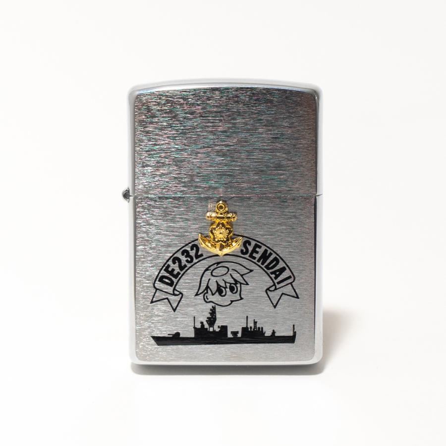 海上自衛隊 グッズ ZIPPO ( 護衛艦せんだい )  自衛隊グッズ 自衛隊 グッズ 海自 ジッポ Zippo ライター プレゼント ギフト |  | 02