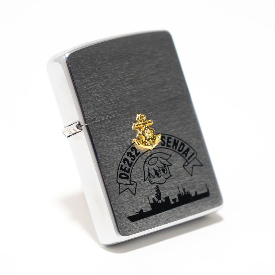 海上自衛隊 グッズ ZIPPO ( 護衛艦せんだい )  自衛隊グッズ 自衛隊 グッズ 海自 ジッポ Zippo ライター プレゼント ギフト |  | 04
