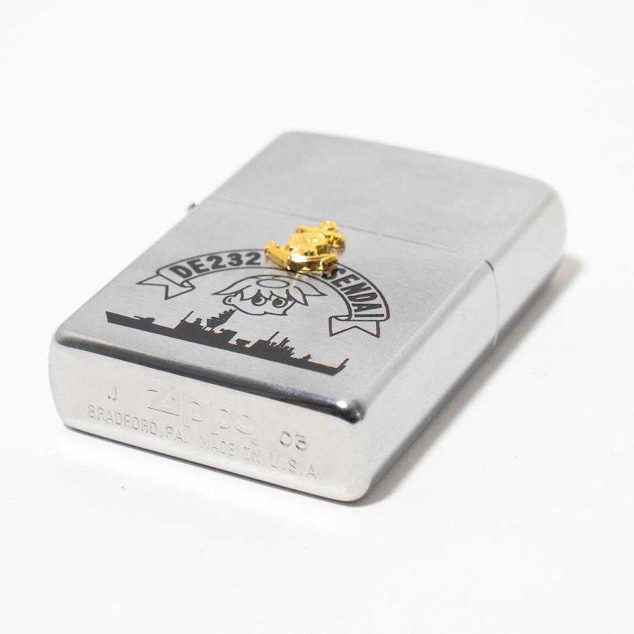 海上自衛隊 グッズ ZIPPO ( 護衛艦せんだい )  自衛隊グッズ 自衛隊 グッズ 海自 ジッポ Zippo ライター プレゼント ギフト |  | 05