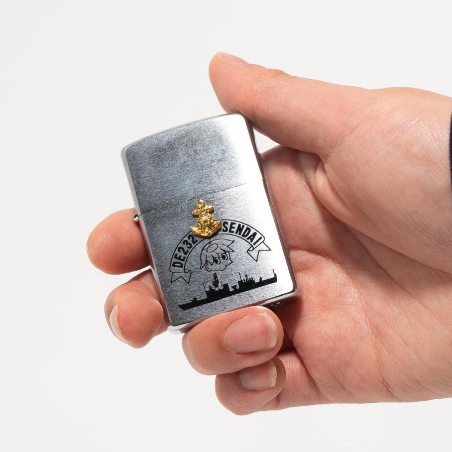 海上自衛隊 グッズ ZIPPO ( 護衛艦せんだい )  自衛隊グッズ 自衛隊 グッズ 海自 ジッポ Zippo ライター プレゼント ギフト |  | 07