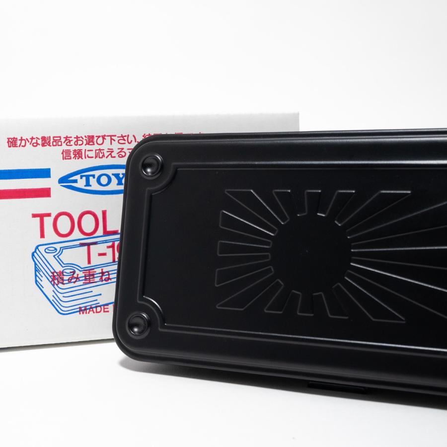 ツールボックス 軍艦旗 東洋スチール 日本製 工具箱 T-190 TOYO STEEL スチール製 収納ボックス スタッキング可 小物入れ |  | 17