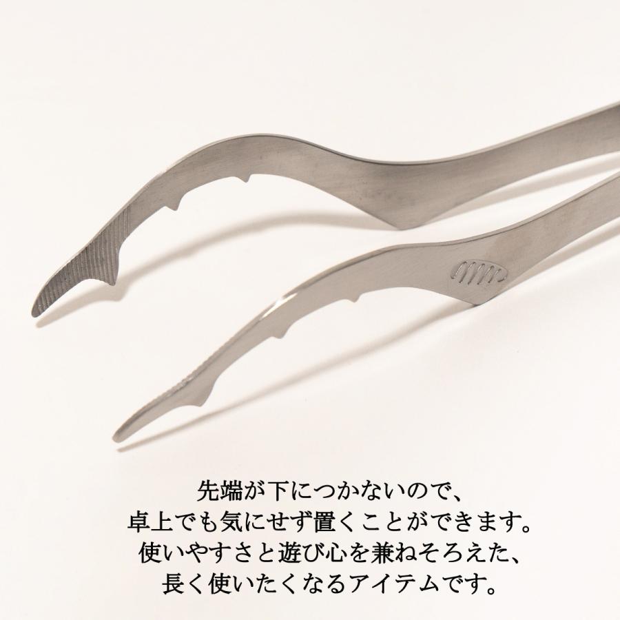 クワガタトング  メタル 日本製 燕産 燕三条 カトラリー ステンレス 昆虫  クワガタ モチーフ 掴む つかむ サービング サラダ |  | 03