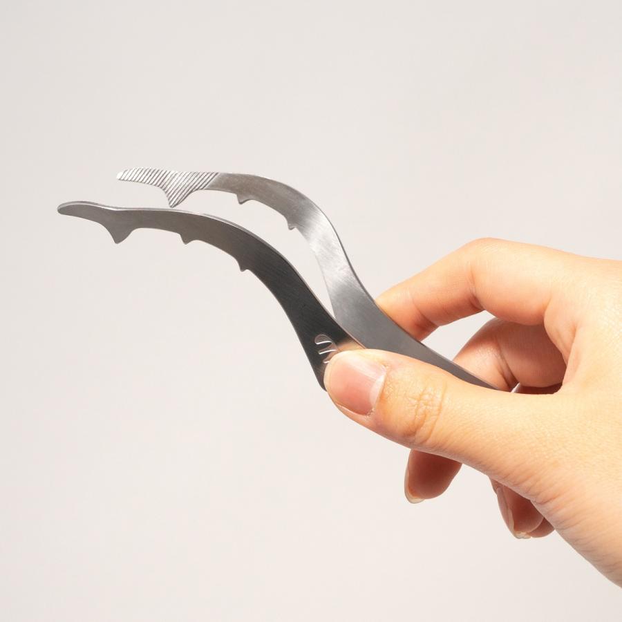 クワガタトング  メタル 日本製 燕産 燕三条 カトラリー ステンレス 昆虫  クワガタ モチーフ 掴む つかむ サービング サラダ |  | 08