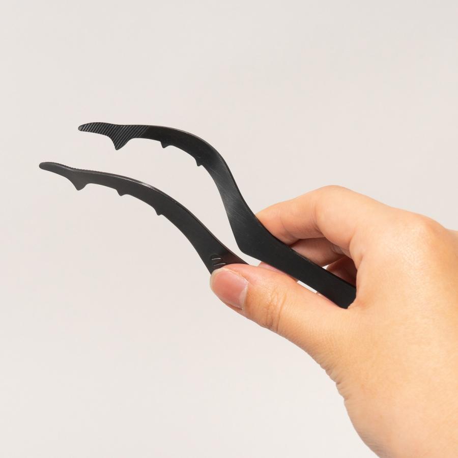 クワガタトング  ブラック 日本製 燕産 燕三条 カトラリー ステンレス 昆虫  クワガタ モチーフ 掴む つかむ サービング サラダ |  | 08
