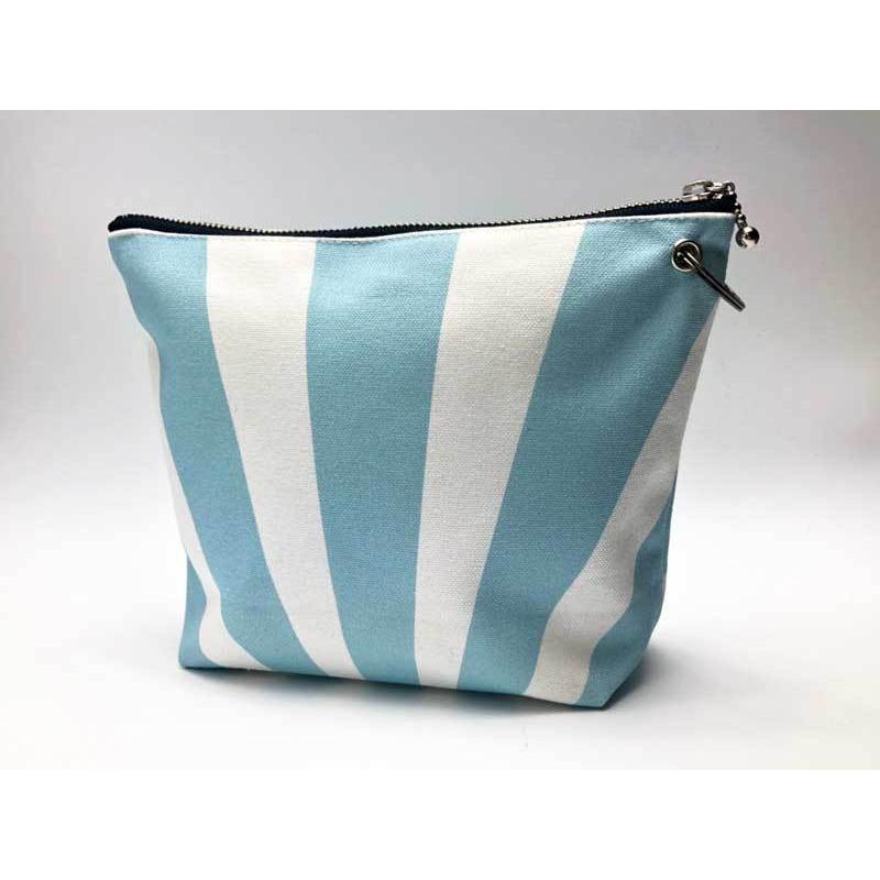 リング付き舟形ポーチ【軍艦旗(自衛艦旗)・水色】[HUG-はぐ-] |  | 05