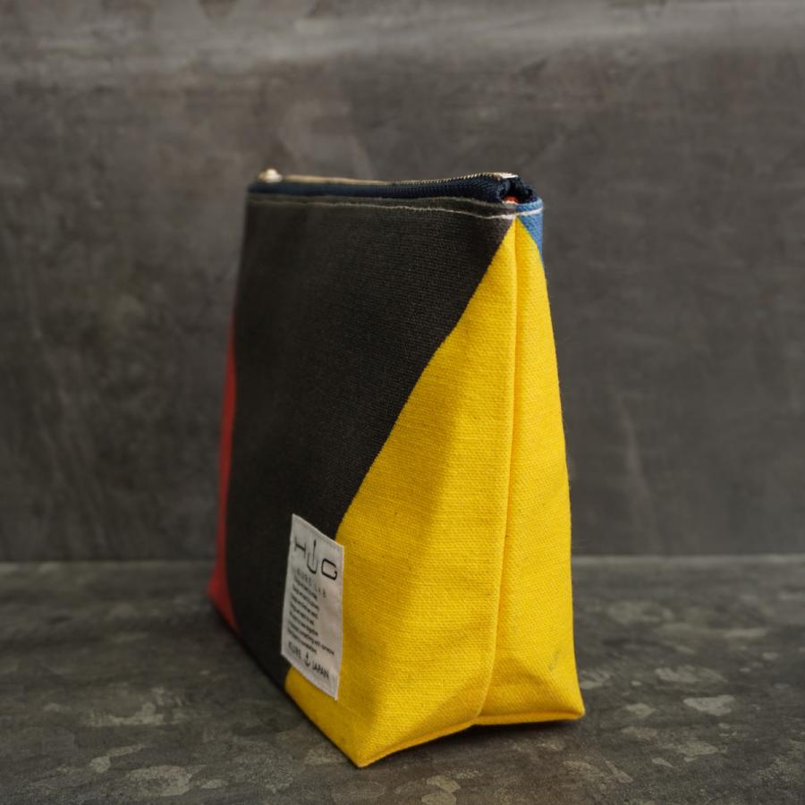 舟形ポーチ 【 旗ことば 「 Z旗 」 】[ HUG KURE LAB. -接ぐクレラボ- ] 日本製  土産 自衛隊 海上自衛隊 国際信号旗 |  | 05