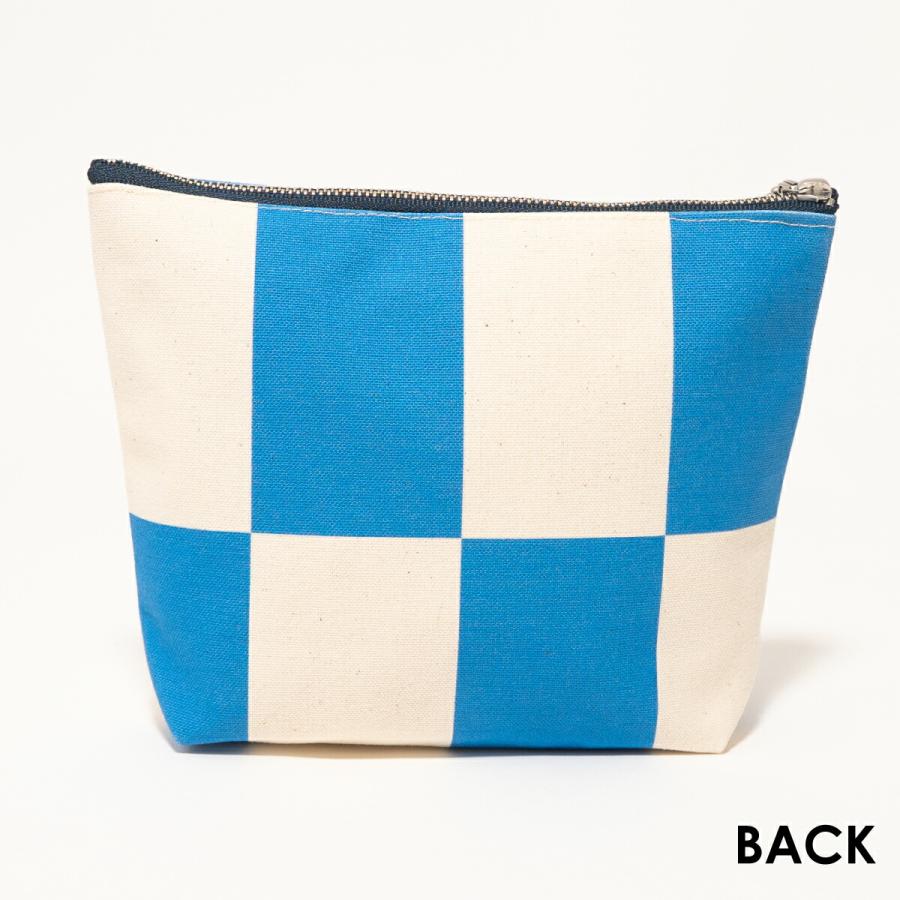 舟形ポーチ 【 旗ことば 「 N旗 」】[ HUG KURE LAB. -接ぐクレラボ-] 日本製 海上自衛隊 国際信号旗 富士金梅 呉市 土産 |  | 02