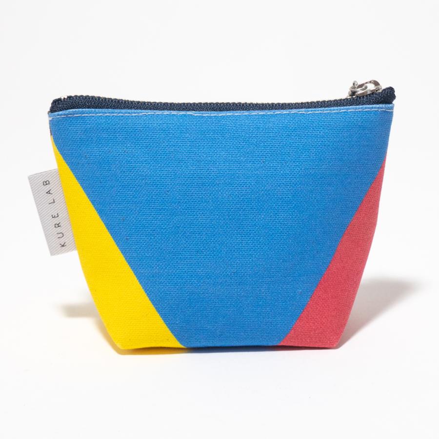 舟形ミニポーチ 【 旗ことば 「 Z旗 」】[ HUG KURE LAB. -接ぐクレラボ-] 日本製 海上自衛隊 国際信号旗 富士金梅 呉市 土産 |  | 02