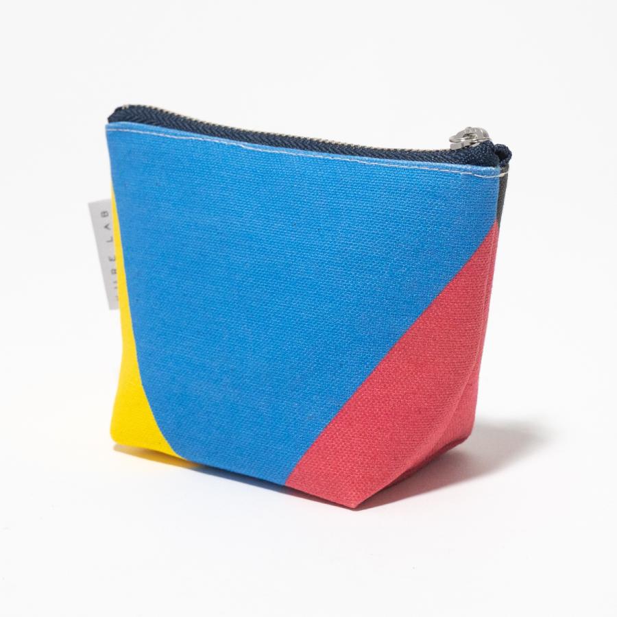 舟形ミニポーチ 【 旗ことば 「 Z旗 」】[ HUG KURE LAB. -接ぐクレラボ-] 日本製 海上自衛隊 国際信号旗 富士金梅 呉市 土産 |  | 09