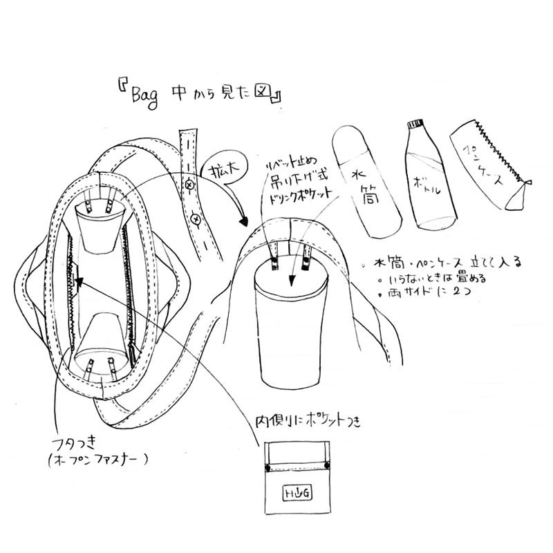2wayショルダーバッグL・[HUG-接ぐ-]※受注生産(受注後1〜2週間)※ はぐ HUG KURE LAB |  | 19