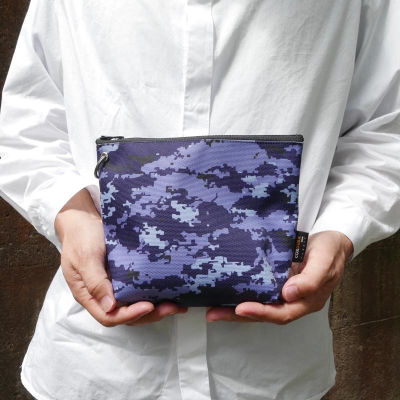 舟形ポーチ【海上自衛隊デジタル迷彩柄】[HUG-接ぐ-] 日本製 撥水 リサイクル糸 |  | 01