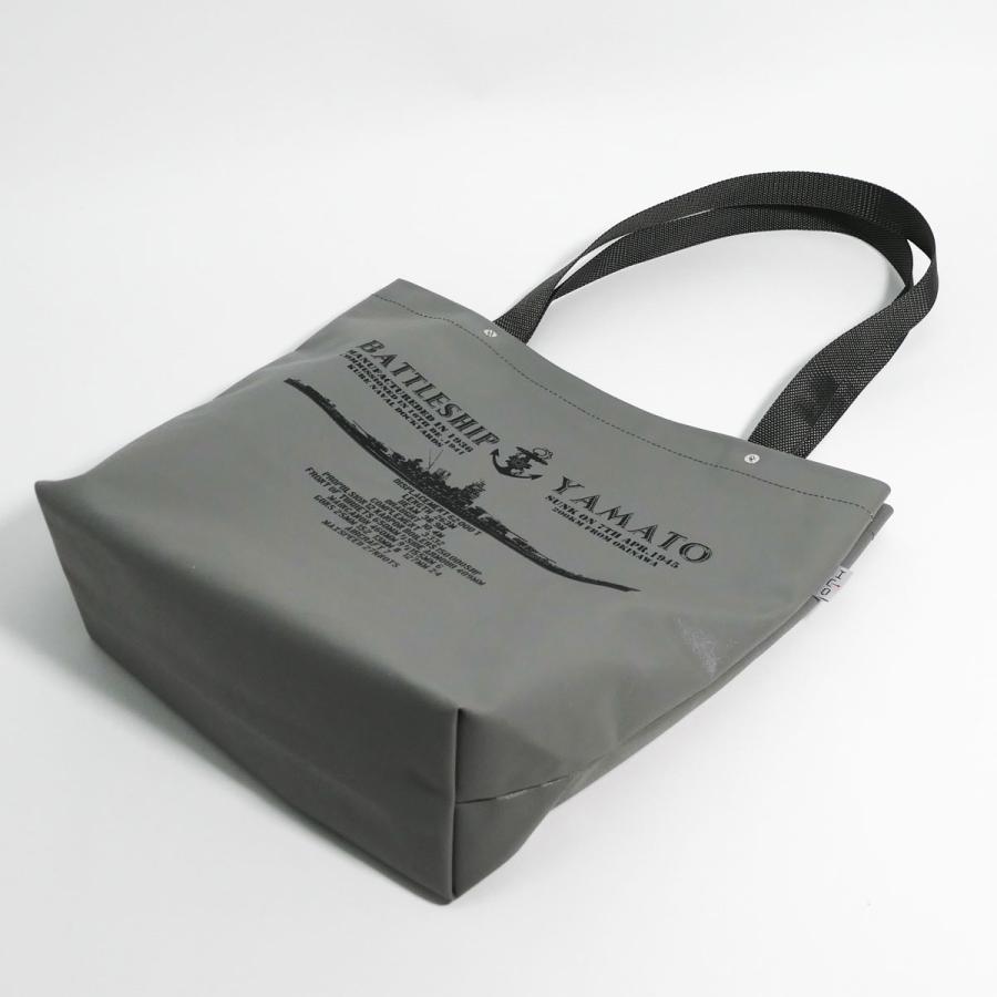 【 トートバッグ ( 戦艦大和 ) 森野艦船帆布 × HUG KURE LAB.-接ぐクレラボ- 日本製 トート 森野帆布 防水 撥水 呉市 |  | 08