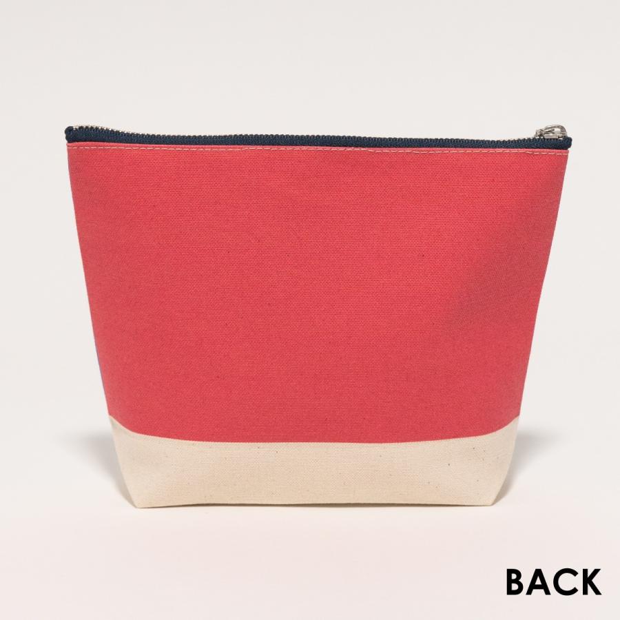 舟形ポーチ 【 旗ことば 「 T旗 」】[ HUG KURE LAB. -接ぐクレラボ-]   日本製 海上自衛隊 国際信号旗 富士金梅 呉市 土産 |  | 02