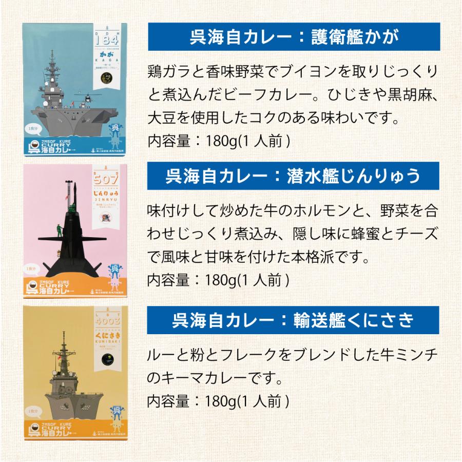 レトルト 海上自衛隊 【 呉海自カレー ＼選べる／10食セット(ピンバッチのおまけ付き) 】呉基地 艦艇  海自 呉 |  | 04