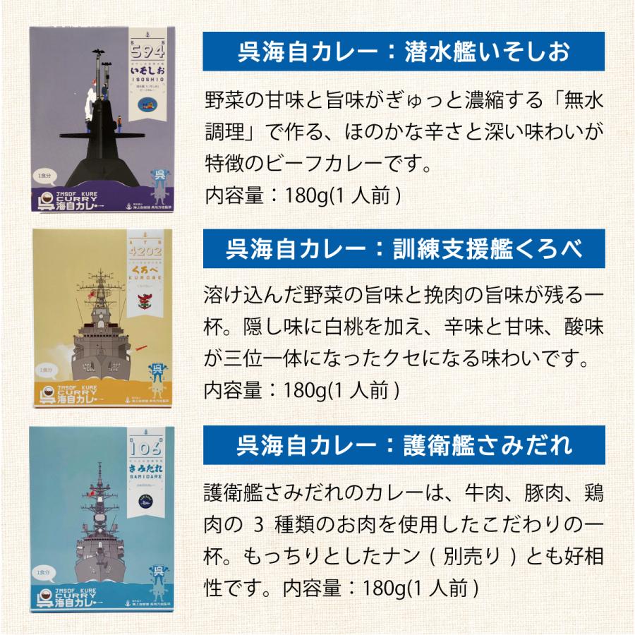 レトルト 海上自衛隊 【 呉海自カレー ＼選べる／10食セット(ピンバッチのおまけ付き) 】呉基地 艦艇  海自 呉 |  | 07