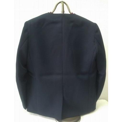 小学生制服 上着 B体 ダブル 濃紺 小学校ブレザー 学生服 エリなし制服 大きい 撥水 袖丈直し無料