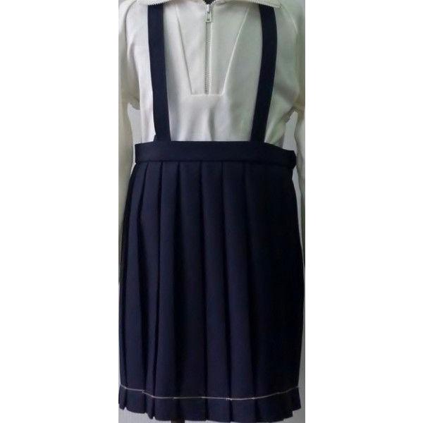 小学生 制服 ダブル スカート 上下セット 明るい紺 A体 洗濯機洗い