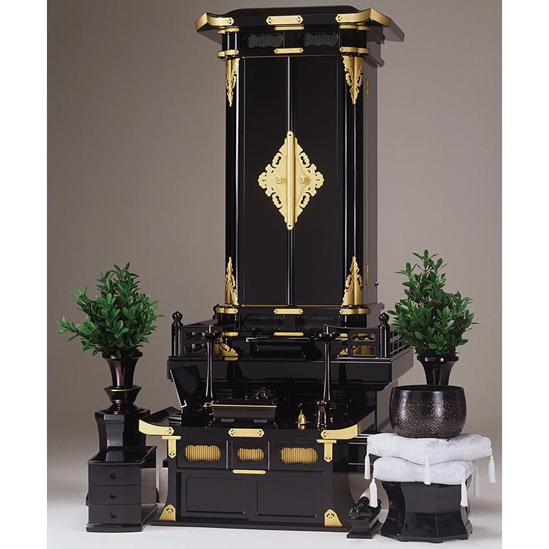 誓願堂 創価学会 仏壇 コンパクト 友誼 高欄付 30号 リビング