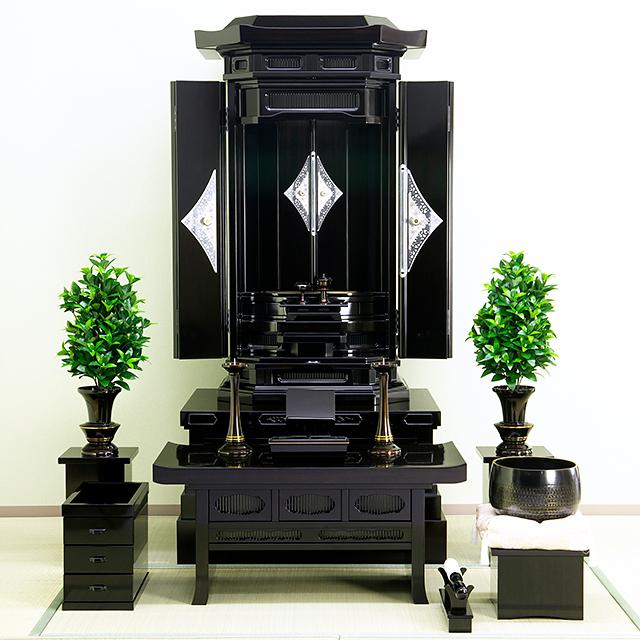 誓願堂 創価学会 仏壇 コンパクト 常勝 経机通常型 30号 リビング