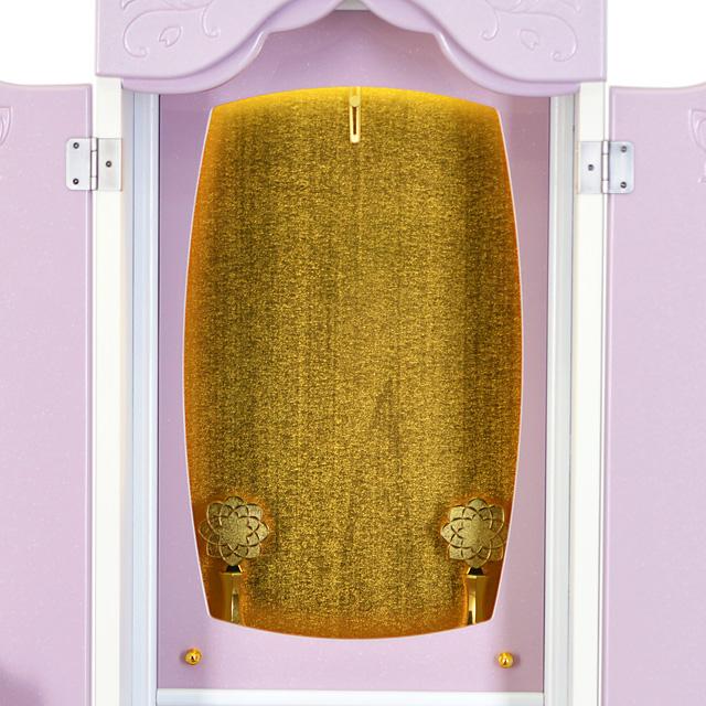 創価学会 仏壇 コンパクト ティーチ ピンクパープル アクリル板 創価学会用仏壇 モダン 仏具 sale02の画像