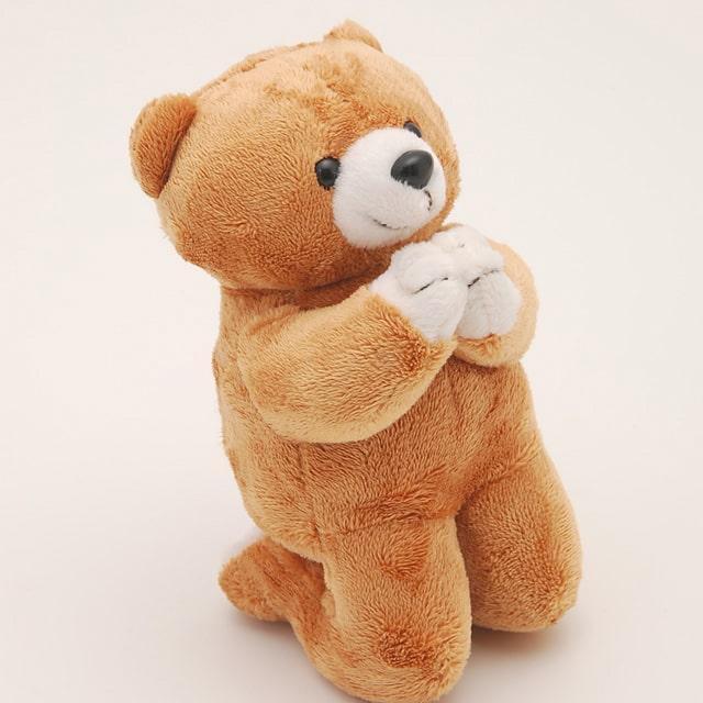 誓願堂 創価学会 お祈りクマさん 小 あすつく ぬいぐるみ かわいい