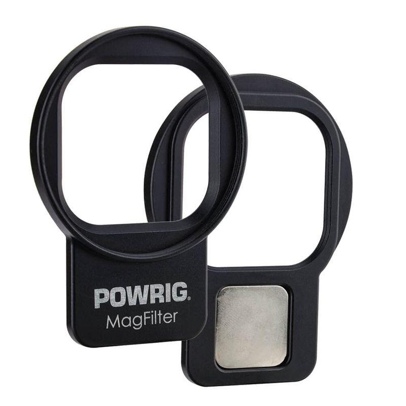 POWRIG 52mm 磁気カメラレンズフィルターマウント iPhone 13 iPhone 13 Pro Max iPhone 12 Pr