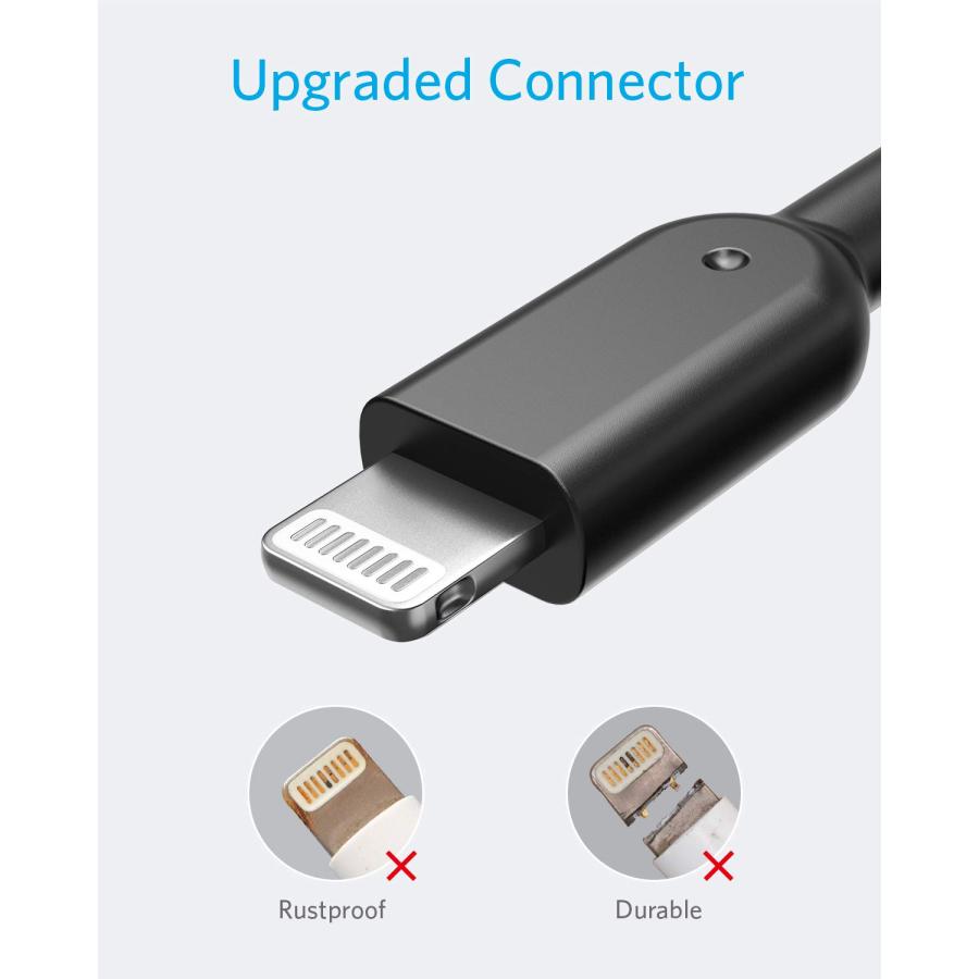 Anker PowerLine II ライトニングUSBケーブル【Apple MFi認証取得 / 超高耐久】iPhone / iPad / iPod｜seigetsudou｜02