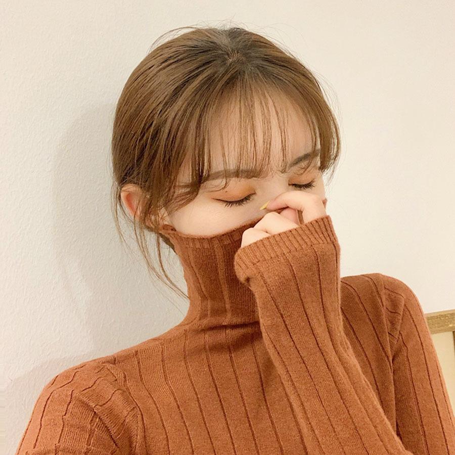 ニットトップスレディース タートルネック ハイネック 長袖インナー リブニット 重ね着 防寒 暖かい おしゃれ 大人女性人気トップス メール便送料無料 7myr077knit Seiheishop 通販 Yahoo ショッピング