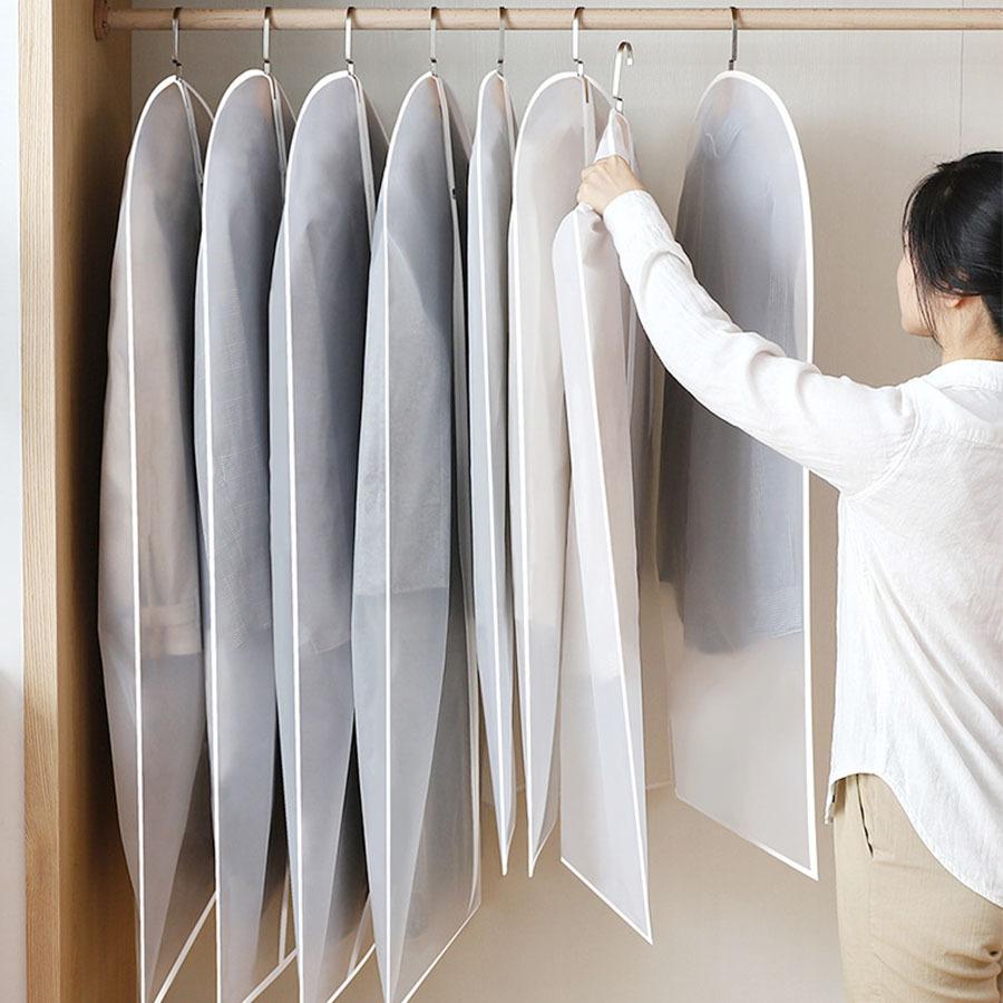 ストアー 洋服カバー 吊り下げ 半透明 スーツカバー コートカバー収納袋 ワンピース収納 1cm 防塵 防虫 消臭 防湿厚手 洋服収納袋 汚れ防止 メール便送料無料 Supplystudies Com