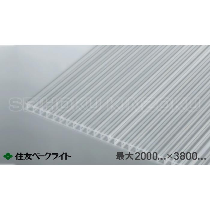 住友 中空ポリカ クリア 6mm 6,600円/1平米 WPC 101U-6 住友 住友 中空ポリカ クリア 6mm 6,600円/1平米 WPC 101U-6 住友