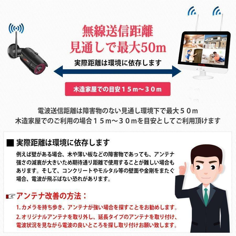 anran 防犯カメラ 500万画素 4台セット ワイヤレス 12インチ anran 防犯カメラ 500万画素 4台セット ワイヤレス 12インチ