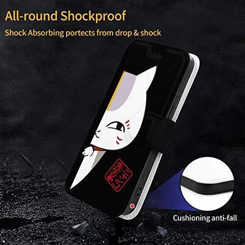 Iphone12 12 Pro 12 Pro Max 12mini ケース 夏目友人帳 ニャンコ先生 猫 アニメ 手帳型ケース 財布型ケース カード収納 Tpu Puレザー 全面保護 17年新作入荷