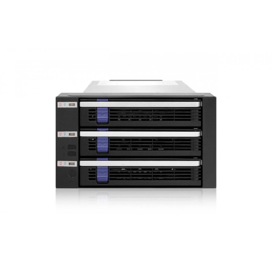 Icy Dock | MB153SP-B リムーバブルケース 3 x 3.5インチ 5インチベイ3段 SATA HDD 搭載可能
