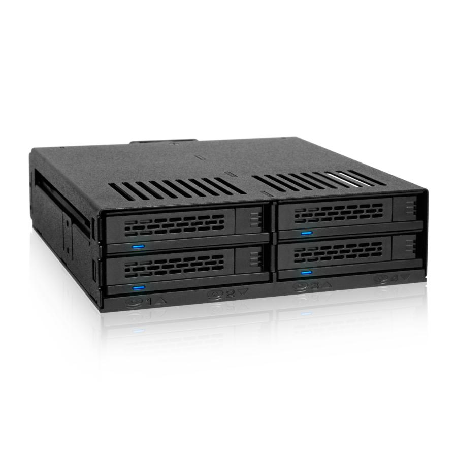 Icy Dock | MB324SP-1B リムーバブルケース 4 x 2.5 インチ SAS / SATA