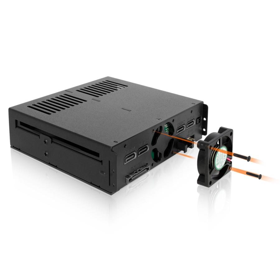 Icy Dock | MB324SP-1B リムーバブルケース 4 x 2.5 インチ SAS / SATA HDD / SSD 搭載可能 5インチベイサイズ_11