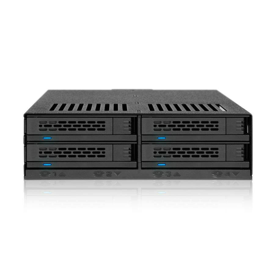 Icy Dock | MB324SP-1B リムーバブルケース 4 x 2.5 インチ SAS / SATA HDD / SSD 搭載可能 5インチベイサイズ_3