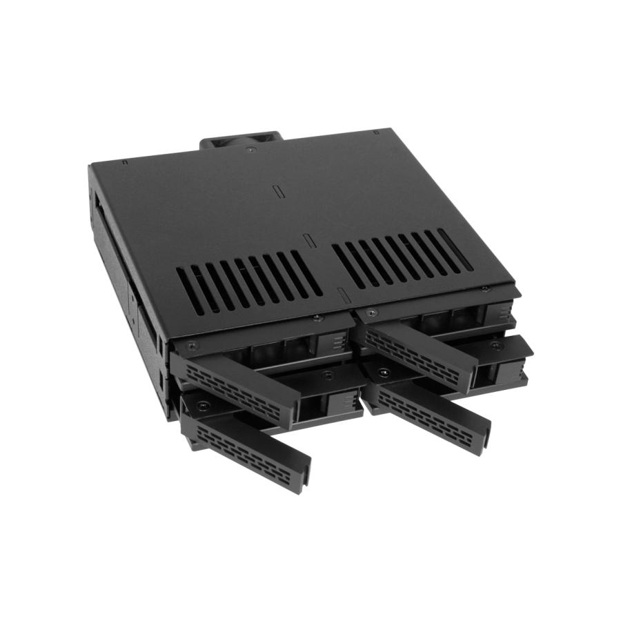 Icy Dock | MB324SP-1B リムーバブルケース 4 x 2.5 インチ SAS / SATA HDD / SSD 搭載可能 5インチベイサイズ_4