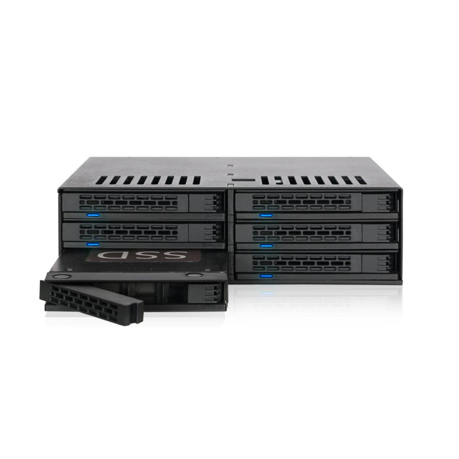 Icy Dock | MB326SP-B リムーバブルケース 6 x 2.5 インチ SAS / SATA  
