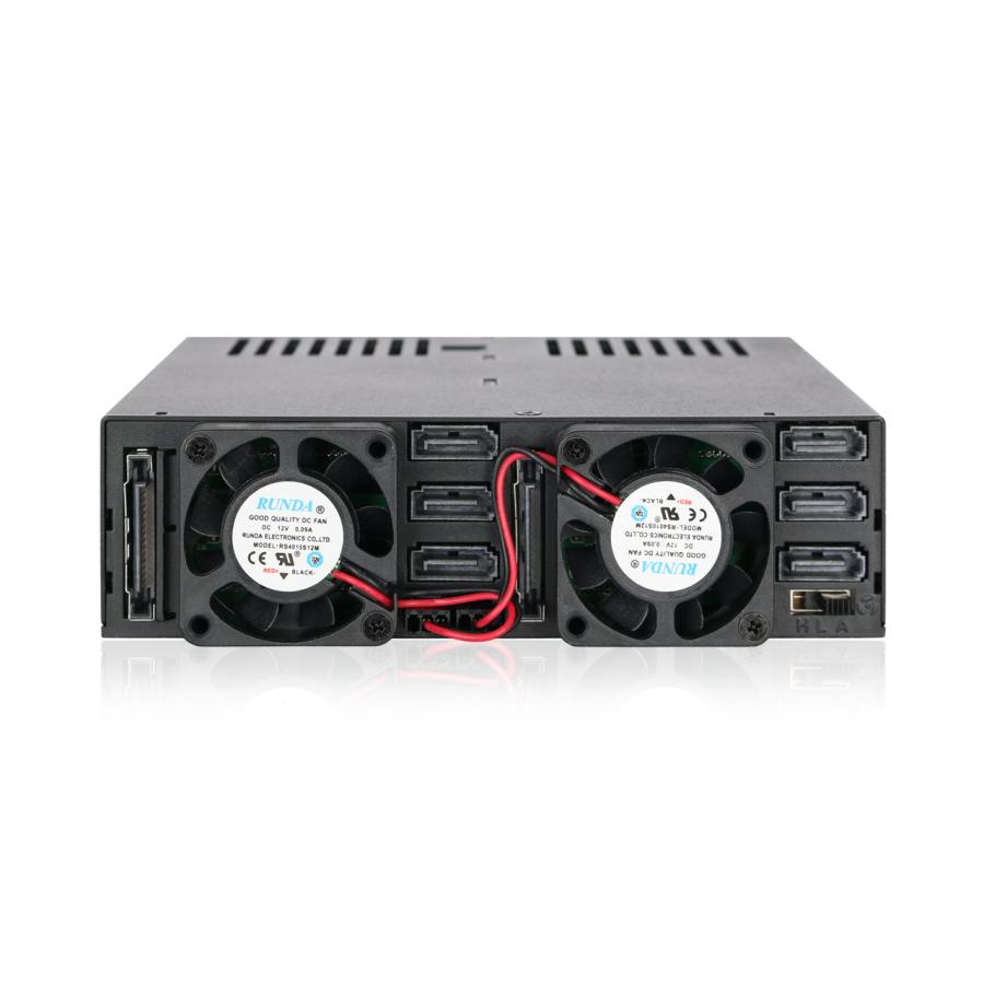 Icy Dock | MB326SP-1B リムーバブルケース 6 x 2.5 インチ SAS / SATA