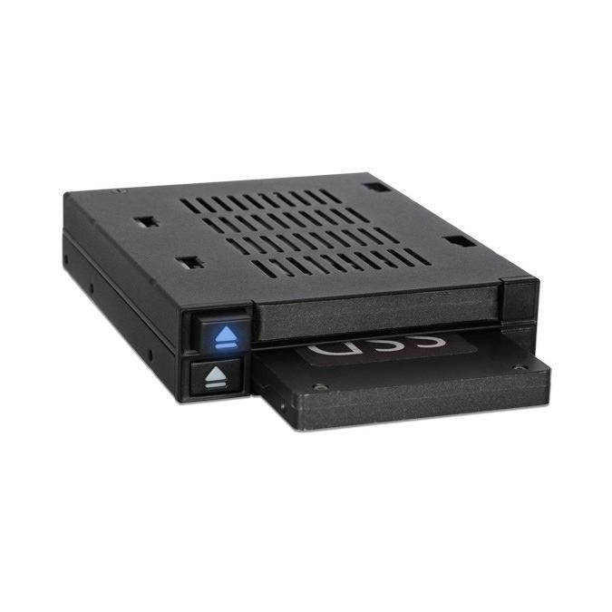 Icy Dock | MB522SP-B flexiDOCK リムーバブルケース  1 x 3.5インチベイ に 2 x 2.5 インチ SATA SAS HDD SSD 搭載 トレイ レスタイプ |  | 07