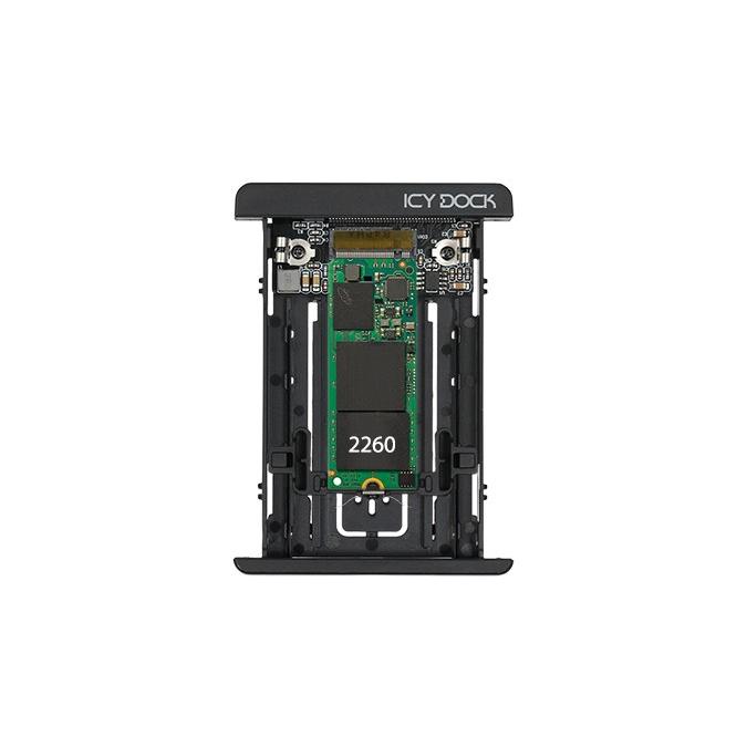 Icy Dock | MB705M2P-B EZConvert M.2 PCIe NVMe SSD を 2.5" U.2 PCIe SSD に 変換 |  | 05