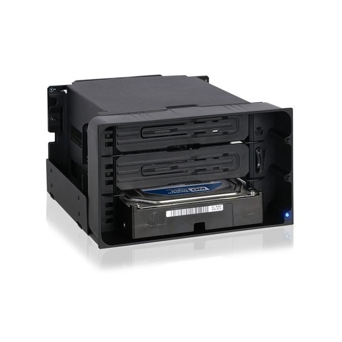 Mb830sp B Flexidock リムーバブルケース 2 X 5インチベイ に 3 X 3 5インチ Sata Sas 規格 Hdd Ssd 搭載 Mb830spb Icydock Japan 通販 Yahoo ショッピング