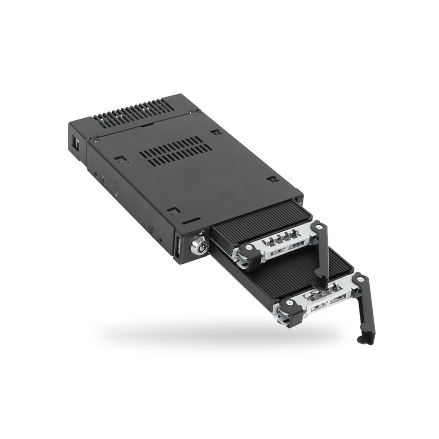 Icy Dock | MB834MK-B V2 ToughArmor 2xM.2 PCIe NVMe SSD 搭載用