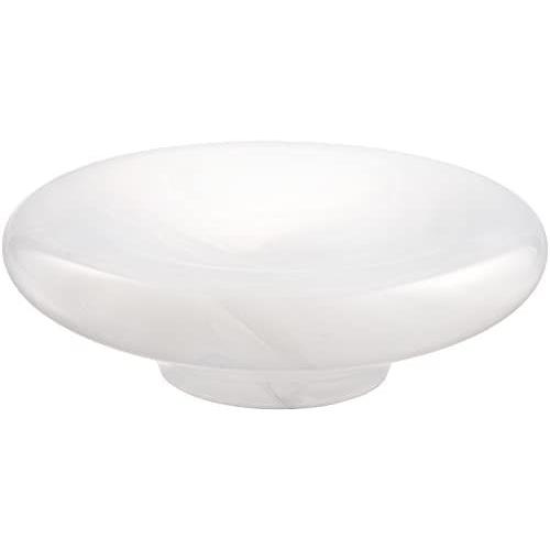 最新デザインの 吉沼硝子 オーモット ガラス プレート 皿 大皿 約直径24cm 白 日本製 食器 (ホワイト 直径24cm) 皿