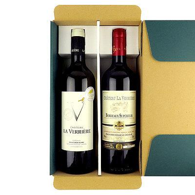 ワイン2本入り　箱付き 2本用 【包装付き】 オリジナルギフトBOX （熨斗対応可）※単品での購入