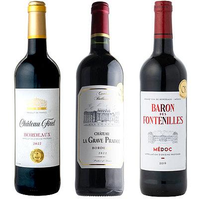 フランス ボルドー金賞赤ワイン 3本セット 750ml×3本 : 成城石井(公式