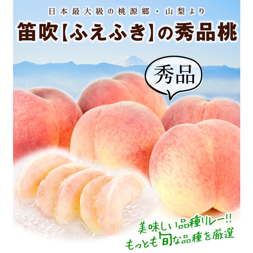 山梨の木のてっぺん桃 超特大を5個詰めて発送 人気商品 果物 山梨の木
