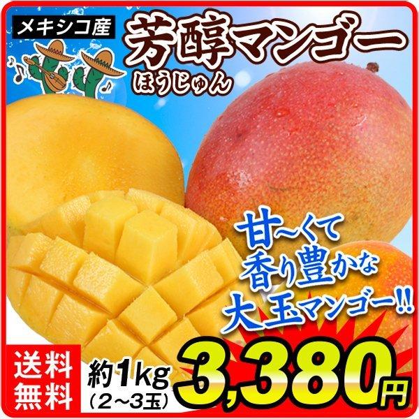 マンゴー 約1kg 芳醇マンゴー メキシコ産 1箱 送料無料 食品 F787 食みらい 国華園 通販 Yahoo ショッピング